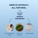Natural ingredients in MISTER SIZE organic personal lubricant